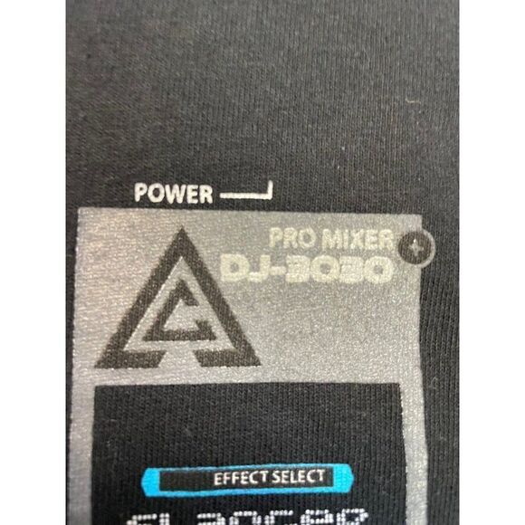 Audio Control Pro Mixer DJ 3030 Graphic T-shirt Men Large Black Short Sleeve - Picture 3 of 5